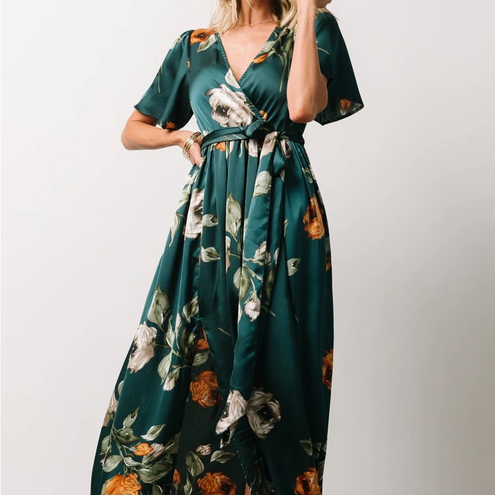 Baltic Born Sicily Satin Maxi Dress